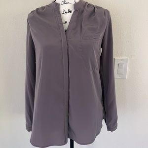 Pleione Gray Blouse Size XS